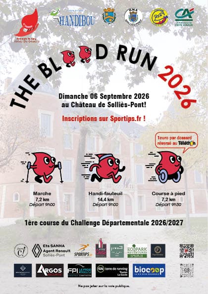 Affiche The Blood Run 2026 — recto